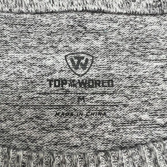 Top Of The World Gray Indiana University Crewneck Knit Blouse Top Womens Size M - Picture 7 of 10